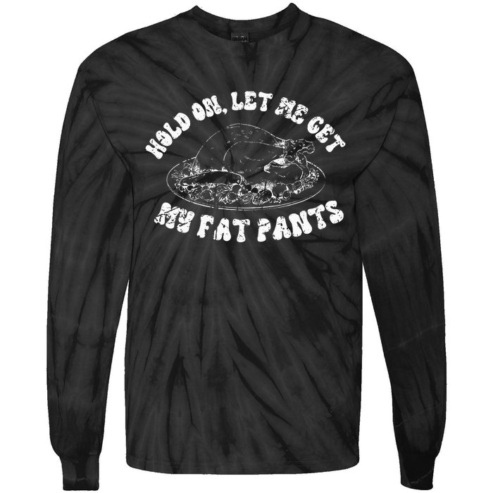 Thanksgiving Feast Mode Activated Vintage TDay Tie-Dye Long Sleeve Shirt