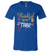 Thankful For My Tribe Gift V-Neck T-Shirt