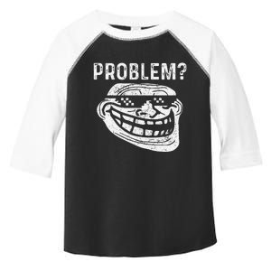 Troll Face Meme Problem Funny Toddler Fine Jersey T-Shirt