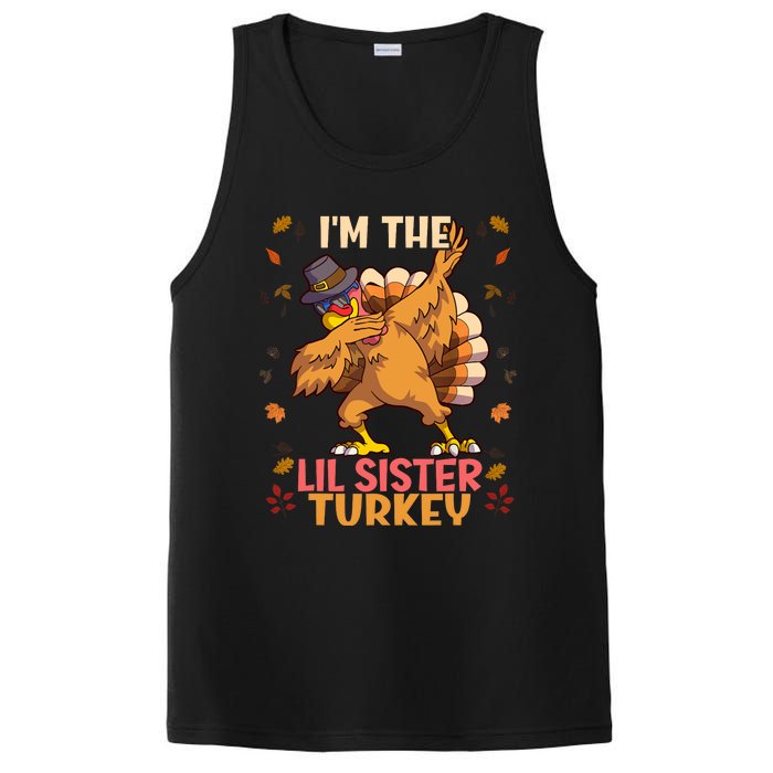 Thanksgiving Family Matching IM The Lil Sister Turkey Funny PosiCharge Competitor Tank