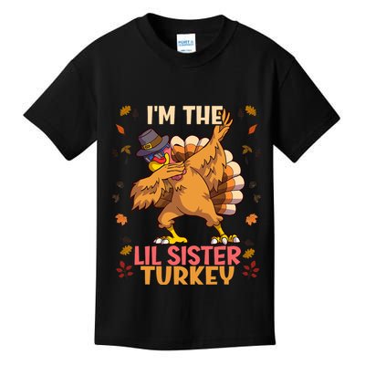 Thanksgiving Family Matching IM The Lil Sister Turkey Funny Kids T-Shirt