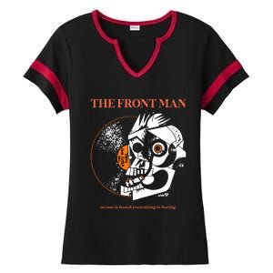 The Front Man Ladies Halftime Notch Neck Tee