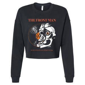 The Front Man Cropped Pullover Crew