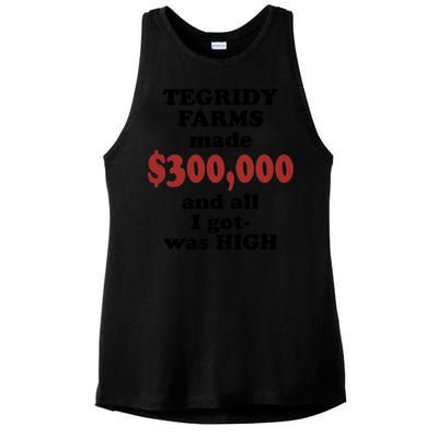 Tegridy Farms Made 300000 Ladies PosiCharge Tri-Blend Wicking Tank