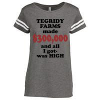 Tegridy Farms Made 300000 Enza Ladies Jersey Football T-Shirt