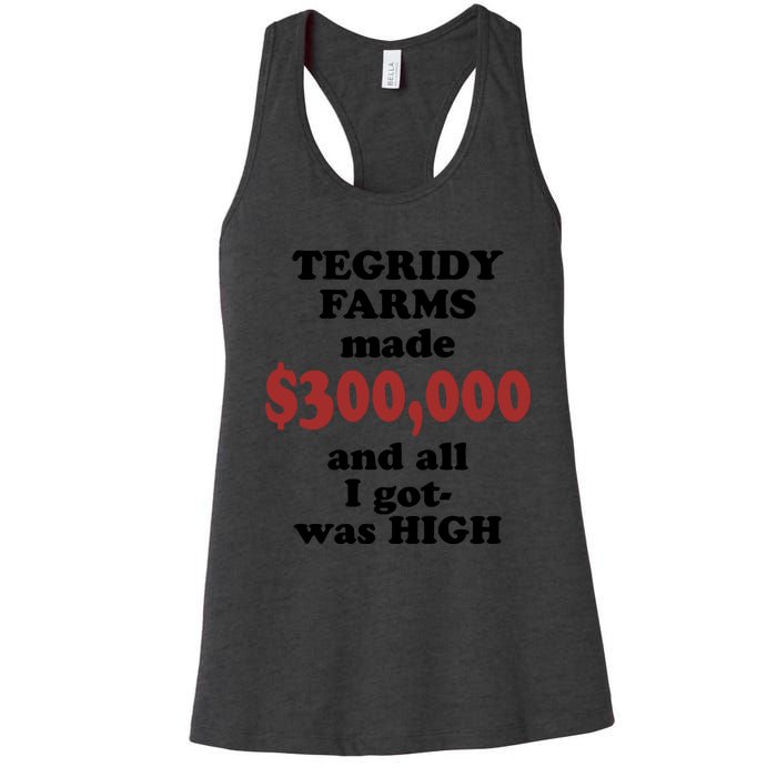 Tegridy Farms Made 300000 Women's Racerback Tank