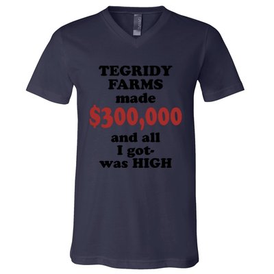 Tegridy Farms Made 300000 V-Neck T-Shirt