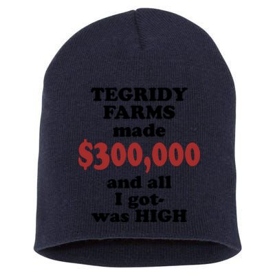 Tegridy Farms Made 300000 Short Acrylic Beanie