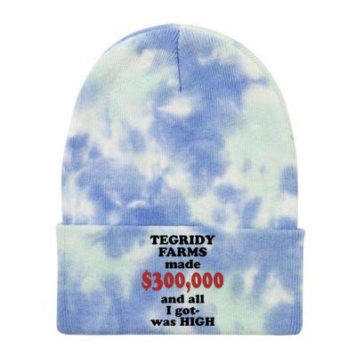 Tegridy Farms Made 300000 Tie Dye 12in Knit Beanie