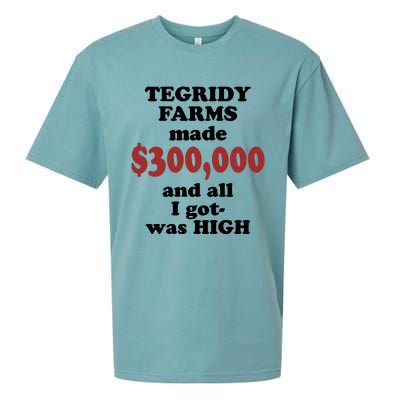 Tegridy Farms Made 300000 Sueded Cloud Jersey T-Shirt