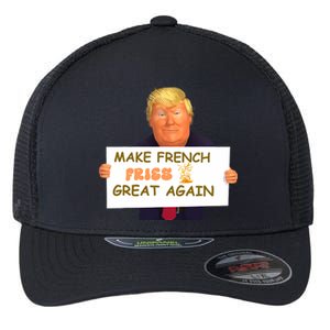 Trump Funny Make French Fries Great Again 2024Trump Vance Flexfit Unipanel Trucker Cap