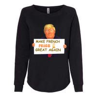 Trump Funny Make French Fries Great Again 2024Trump Vance Womens California Wash Sweatshirt