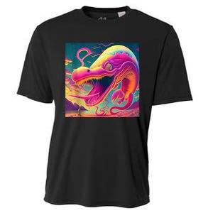 Trippy Fish Monster Cooling Performance Crew T-Shirt