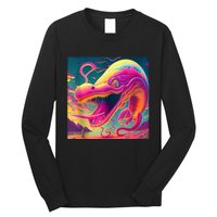 Trippy Fish Monster Long Sleeve Shirt