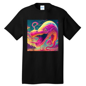 Trippy Fish Monster Tall T-Shirt