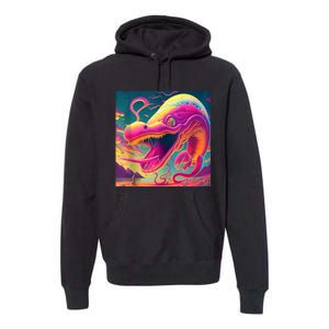 Trippy Fish Monster Premium Hoodie