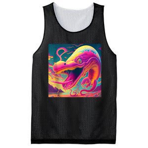 Trippy Fish Monster Mesh Reversible Basketball Jersey Tank