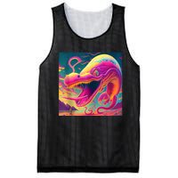 Trippy Fish Monster Mesh Reversible Basketball Jersey Tank