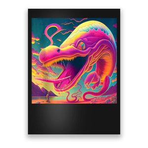 Trippy Fish Monster Poster