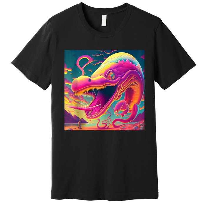 Trippy Fish Monster Premium T-Shirt