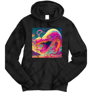 Trippy Fish Monster Tie Dye Hoodie