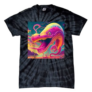 Trippy Fish Monster Tie-Dye T-Shirt