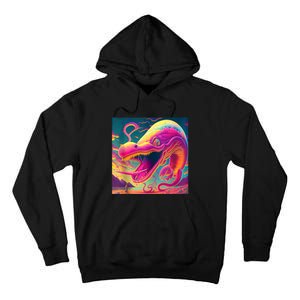 Trippy Fish Monster Tall Hoodie