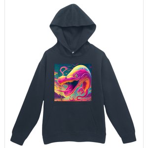 Trippy Fish Monster Urban Pullover Hoodie