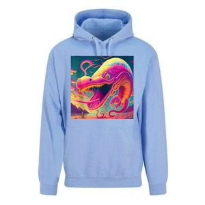 Trippy Fish Monster Unisex Surf Hoodie