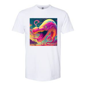 Trippy Fish Monster Softstyle CVC T-Shirt