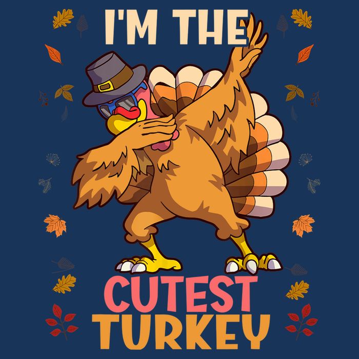 Thanksgiving Family Matching I'm The Cutest Turkey Funny 16 in Basic Backpack