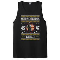 Trump Fight Maga Ugly Christmas PosiCharge Competitor Tank