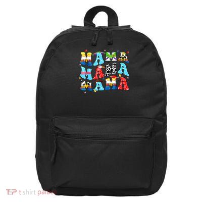 Toy Funny Mama Boy Mother'S Day Mom 16 in Basic Backpack