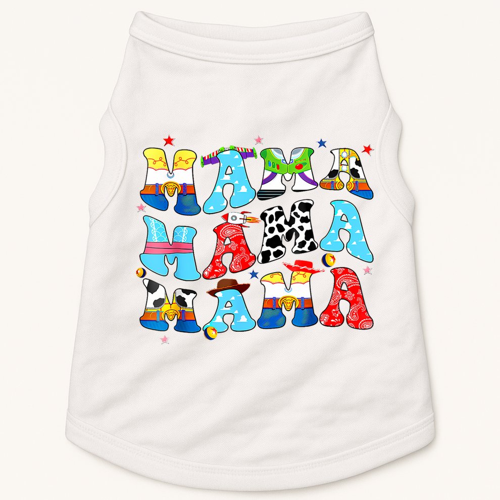 Toy Funny Mama Boy Mother'S Day Mom Doggie Tank