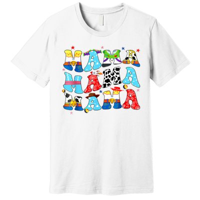 Toy Funny Mama Boy Mother'S Day Mom Premium T-Shirt