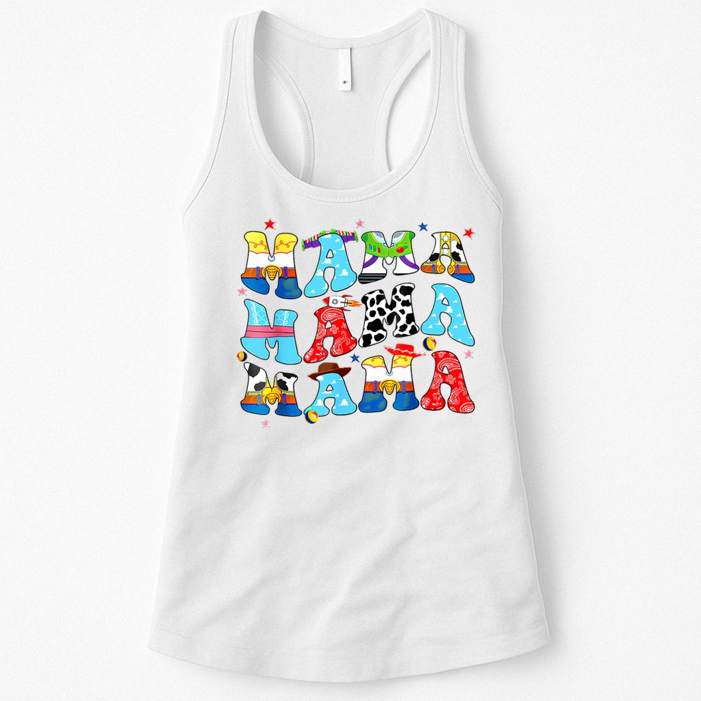 Toy Funny Mama Boy Mother'S Day Mom Womens Tank Top