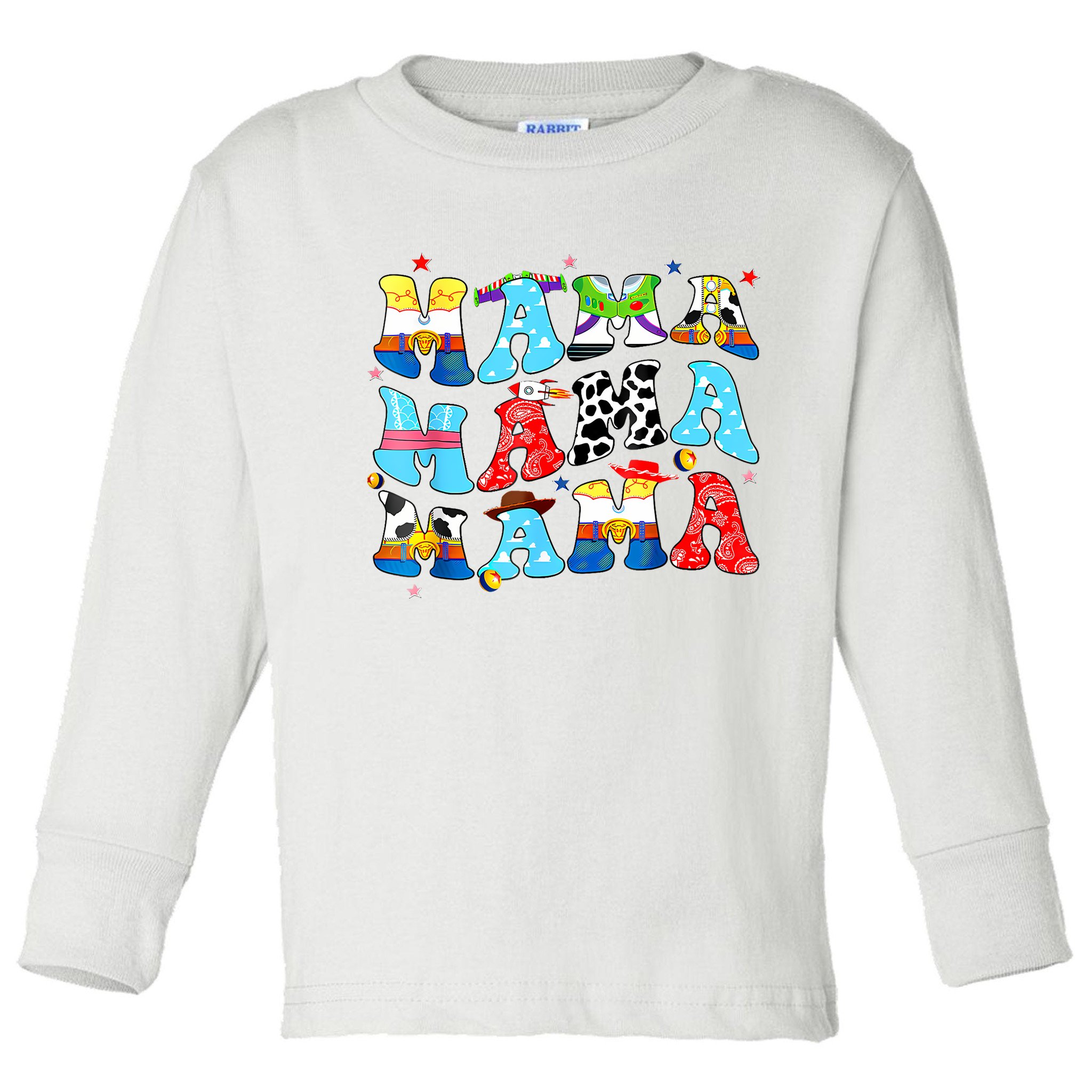 Toy Funny Mama Boy Mother'S Day Mom Toddler Long Sleeve Shirt