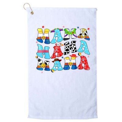 Toy Funny Mama Boy Mother'S Day Mom Golf Towel