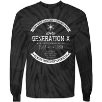 The Forgotten Middle Child Gen X Generation X 60s 70s 80s Tie-Dye Long Sleeve Shirt