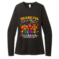 Thankful For My Preschool Turkeys Thanksgiving Teacher Womens CVC Long Sleeve Shirt