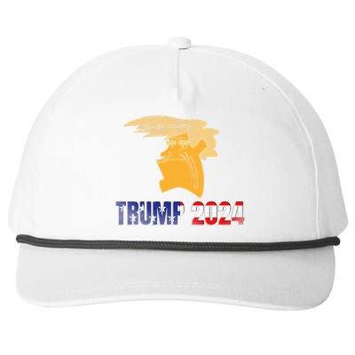 Trump Face Meme Trump 2024 Trump Merchandise. Snapback Five-Panel Rope Hat