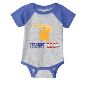 Trump Face Meme Trump 2024 Trump Merchandise. Infant Baby Jersey Bodysuit