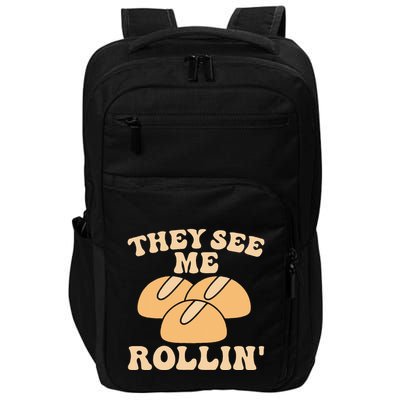 Thanksgiving Family Matching Outfit They See Me Rollin Impact Tech Backpack