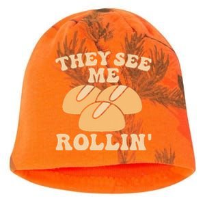 Thanksgiving Family Matching Outfit They See Me Rollin Kati - Camo Knit Beanie