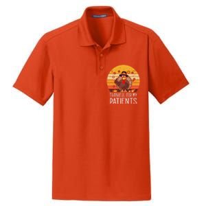 Thankful For My Patients Thanksgiving Costume Thankful Cool Gift Dry Zone Grid Polo