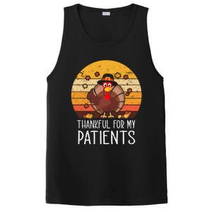 Thankful For My Patients Thanksgiving Costume Thankful Cool Gift PosiCharge Competitor Tank