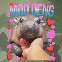 The Famous Moo Deng Pygmy Baby Hippo Moo Deng Cute Moodeng Legacy Tie Dye Trucker Hat