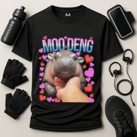 The Famous Moo Deng Pygmy Baby Hippo Moo Deng Cute Moodeng Performance Shirt