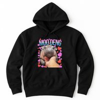 The Famous Moo Deng Pygmy Baby Hippo Moo Deng Cute Moodeng Hoodie