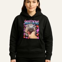 The Famous Moo Deng Pygmy Baby Hippo Moo Deng Cute Moodeng Hoodie